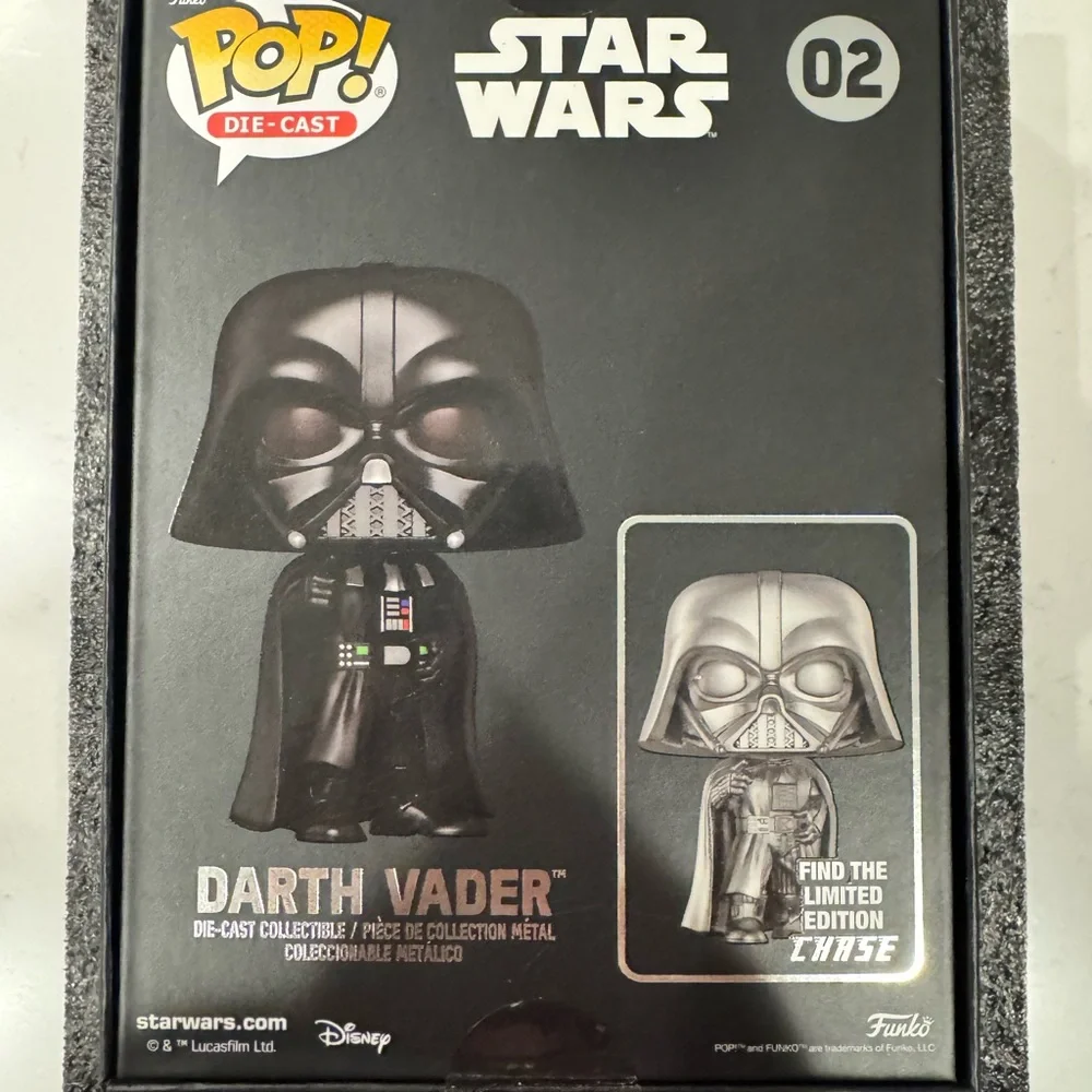 Funko Pop! Die-Cast Darth Vader #02 – Star Wars – Funko Exclusive - Picture 2 of 2